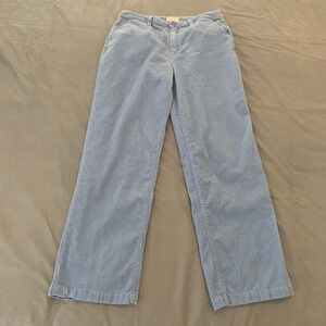 Brixton Pants Mens 28x26 Blue Corduroy Chino Straight Leg Flat Front Casual Y2K